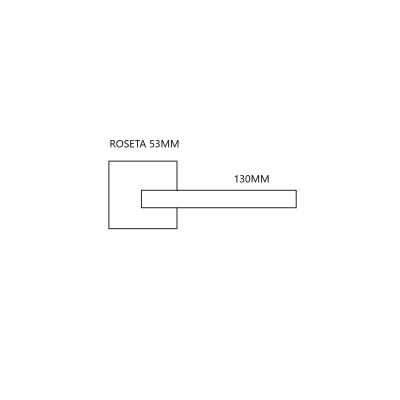 Manivelas manilla puerta CAPRI con roseta ZAMAK Manivelas manilla puerta CAPRI con roseta ZAMAK