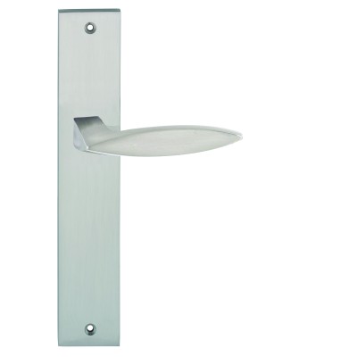 Manivelas manilla puerta LYON con placa ZAMAK Manivelas manilla puerta LYON con placa ZAMAK