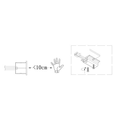 Sensor, mano, led, on/off, Sensor, mano, led, on/off,