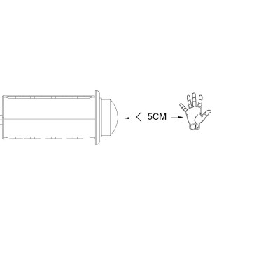 Sensor, transformador, embutido, mano, puerta, led Sensor, transformador, embutido, mano, puerta, led