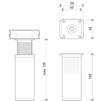 pata, sofá, mueble, mesa, ajustable pata, sofá, mueble, mesa, ajustable