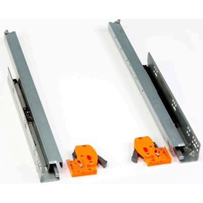 Juego guía cajón quadro sistema soft closing, cierre suave, clips regulables 35 kg de peso Juego guía cajón quadro sistema soft closing, cierre suave, clips regulables 35 kg de peso