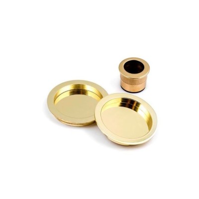 Juego cazoletas uñero puerta corredera tope bronce negro Juego cazoletas uñero puerta corredera tope bronce negro