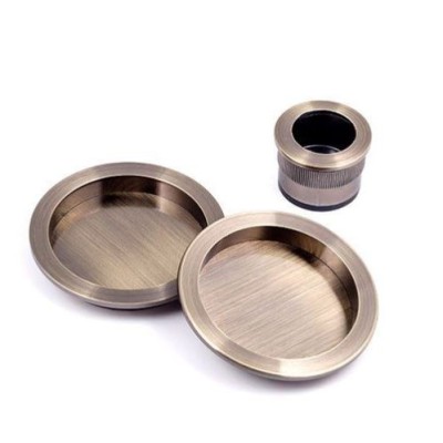 Juego cazoletas uñero puerta corredera tope bronce negro Juego cazoletas uñero puerta corredera tope bronce negro