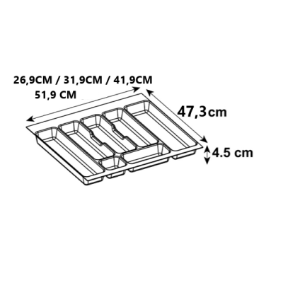 Cubertero PVC recortable color blanco varias medidas Cubertero PVC recortable color blanco varias medidas