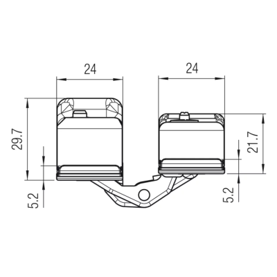 bisagra puerta de paso interior invisible regulable en 3d 60kg krona kubica Atomica slim bisagra puerta de paso interior invisible regulable en 3d 60kg krona kubica Atomica slim