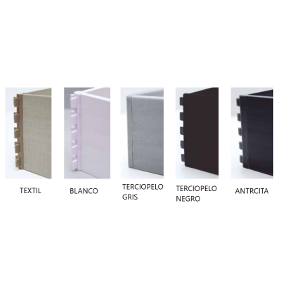 Panel pvc 60mm para crear tus propias separaciones en cajones, muebles, armarios, 60mm alto x 2 mts de largo