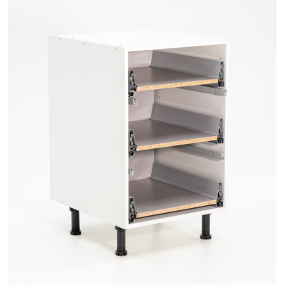 Modulo bajo cocina con 3 cajones incluidos, mueble y cajones montados Modulo bajo cocina con 3 cajones incluidos, mueble y cajones montados