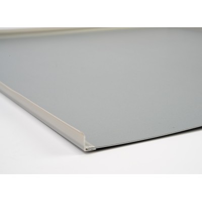 Protector bajo de fregadero, varias medidas de ancho, color gris material PVC- lamina de 1mm, goma lateral protectora Protector bajo de fregadero, varias medidas de ancho, color gris material PVC- lamina de 1mm, goma lateral protectora
