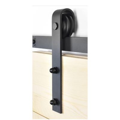 Kit herrajes puerta CORREDERA, herraje puerta GRANERO guía de 2m o 3m y accesorios corredera en color negro y blanco Kit herrajes puerta CORREDERA, herraje puerta GRANERO guía de 2m o 3m y accesorios corredera en color negro y blanco