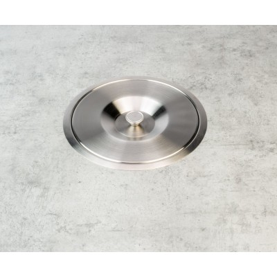 Cubo residuos para encimera de 8 lit tapa acero inox 240mm de diámetro – material PVC – cubo fácil de instalar desmontable Cubo residuos para encimera de 8 lit tapa acero inox 240mm de diámetro – material PVC – cubo fácil de instalar desmontable