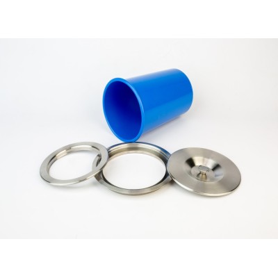 Cubo residuos para encimera de 8 lit tapa acero inox 240mm de diámetro – material PVC – cubo fácil de instalar desmontable Cubo residuos para encimera de 8 lit tapa acero inox 240mm de diámetro – material PVC – cubo fácil de instalar desmontable