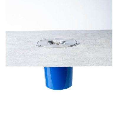 Cubo residuos para encimera de 8 lit tapa acero inox 240mm de diámetro – material PVC – cubo fácil de instalar desmontable Cubo residuos para encimera de 8 lit tapa acero inox 240mm de diámetro – material PVC – cubo fácil de instalar desmontable