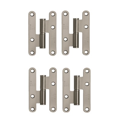 pernio para puertas de paso 95mm, varios acabados, acero inox pack de 4 pernios