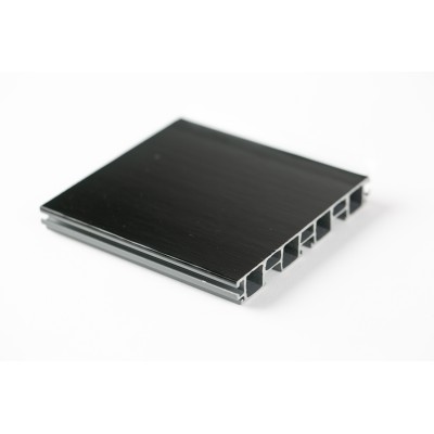 Zócalo de cocina PVC - varias medidas, lamina de color aluminio cepillado, blanco y negro Zócalo de cocina PVC - varias medidas, lamina de color aluminio cepillado, blanco y negro