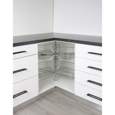 Cesto giratorio 270º, 180º o 360º, mueble cocina 90cm Cesto giratorio 270º, 180º o 360º, mueble cocina 90cm