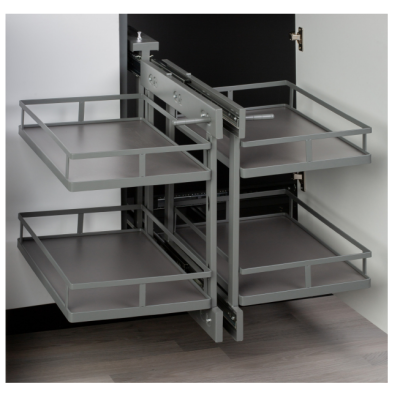 cesto, rinconero, esquinero, armario, cocina, total, freno, extracción