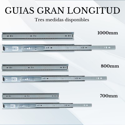Guías Correderas para Cajones- Rieles para Cajones-Railes Extraíbles-Rieles Camper-Resistencia 35kg Guías Correderas para Cajones- Rieles para Cajones-Railes Extraíbles-Rieles Camper-Resistencia 35kg