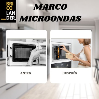 Marco, cerquillo, microondas, cocina, módulo, mueble, 60 Marco, cerquillo, microondas, cocina, módulo, mueble, 60