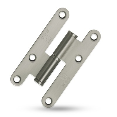 BISAGRAS PUERTAS MADERA ACERO - PERNIO PARA PUERTAS INTERIOR - PACK 6 UNIDADES - CANTOS REDONDO - MEDIDAS 100X57MM