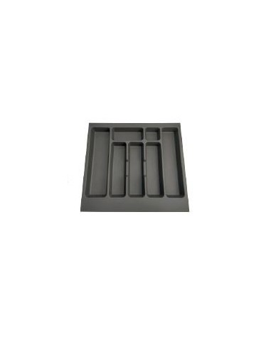 Cubertero recortable para cajón de cocina color antracita - material PVC  profundidad de 473mm y altura de 45mm-varios anchos