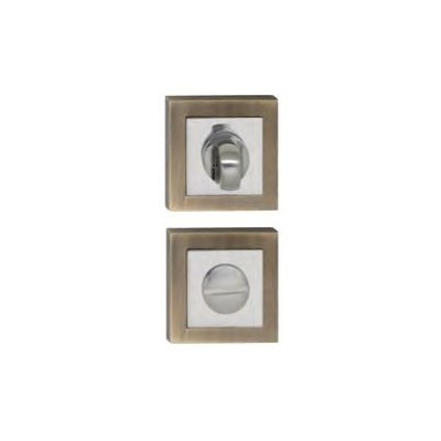 Pestillo para puerta de interior bronce con níquel satinado Pestillo para puerta de interior bronce con níquel satinado