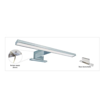 Foco led para espejo de baño 300mm en 4k o 6k ABS Foco led para espejo de baño 300mm en 4k o 6k ABS
