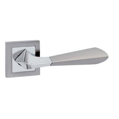 Juego de manivela para puerta con roseta Juego de manivela para puerta con roseta