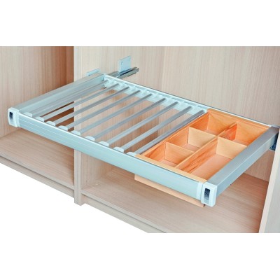 Pantalonero perchas con organizador de madera para armario Pantalonero perchas con organizador de madera para armario