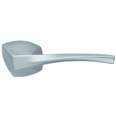 Juego manivela con roseta maneta puerta efecto inox Juego manivela con roseta maneta puerta efecto inox