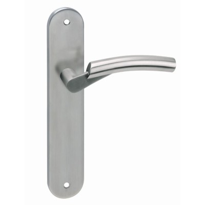 manivela, maneta puerta, interior, roseta, acero inoxidable