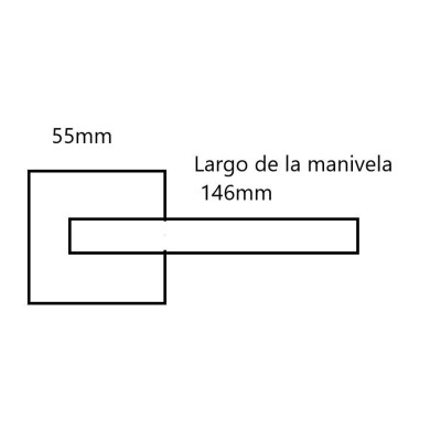 Manivelas manilla puerta DINTEL roseta níquel matizado Manivelas manilla puerta DINTEL roseta níquel matizado
