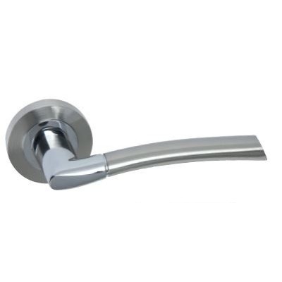 Juego manivela, maneta puerta níquel satinado cromo, cuadradillo Juego manivela, maneta puerta níquel satinado cromo, cuadradillo